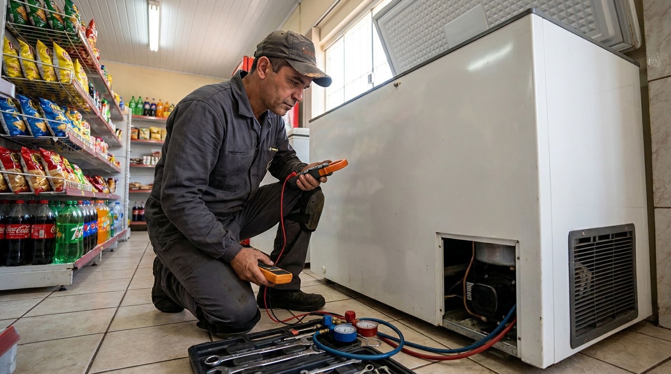 Conserto de placa eletrônica de freezer em Indaiatuba‑SP